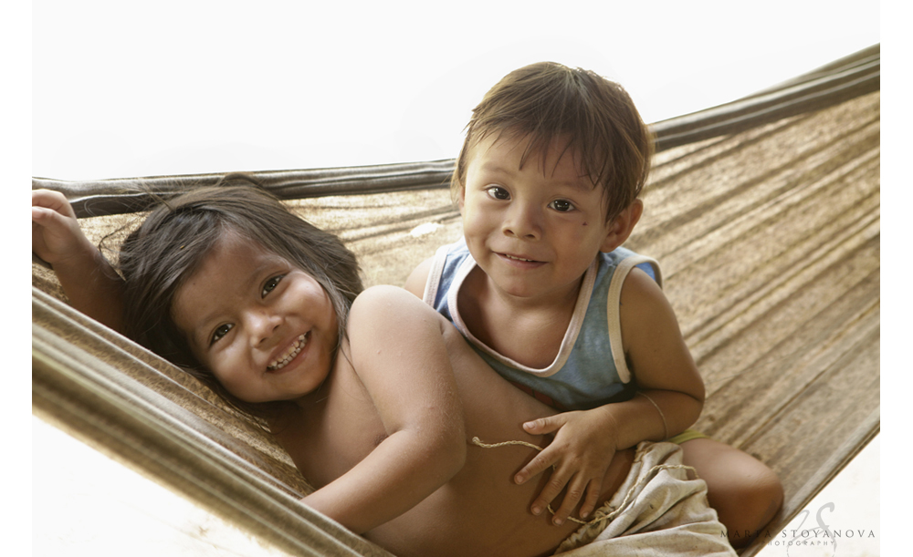 Amazon Bora tribe kids