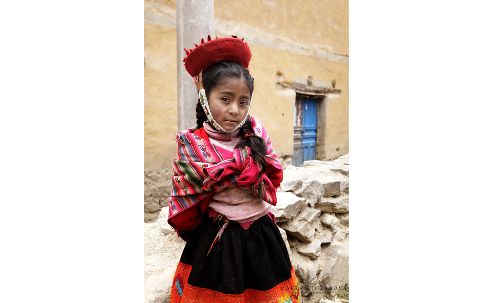 Quechua girl portrait